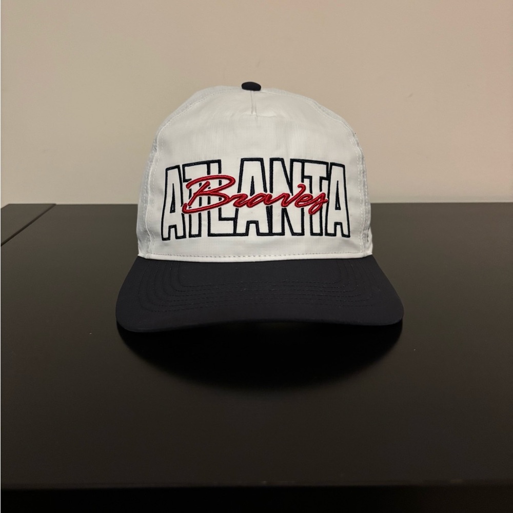 Atlanta Braves ‘47 White Lineman Hitch Adjustable Hat